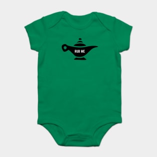 Rub me- a magic lamp/genie design Baby Bodysuit